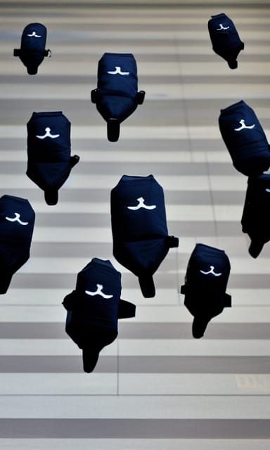 Invasion of the Flying Underbags: A Surreal Scene