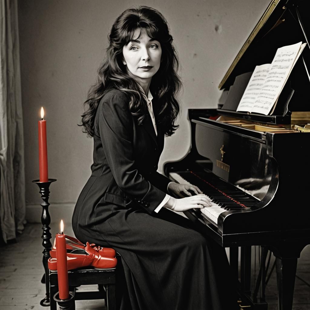 KATE BUSH - 1910 WITH HER RED SHOES