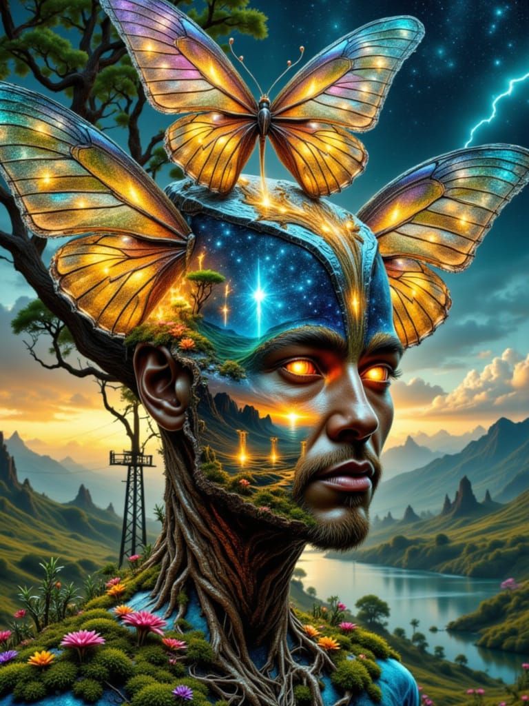 Man's Mindscape: Illusionary Concept Art of Inner World