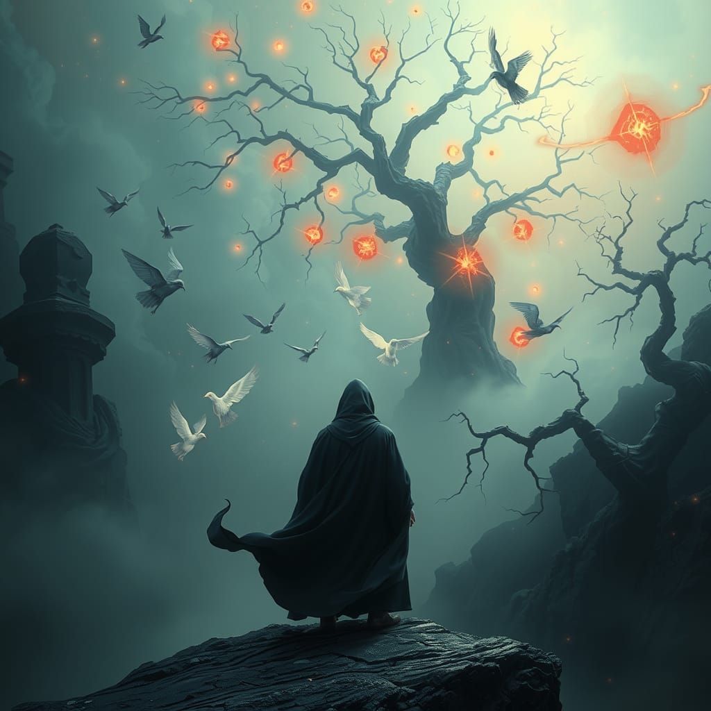 Ethereal Soul Catcher in a Mystical Realm