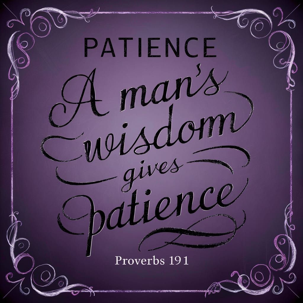 Elegant Cursive Script on Deep Purple Background