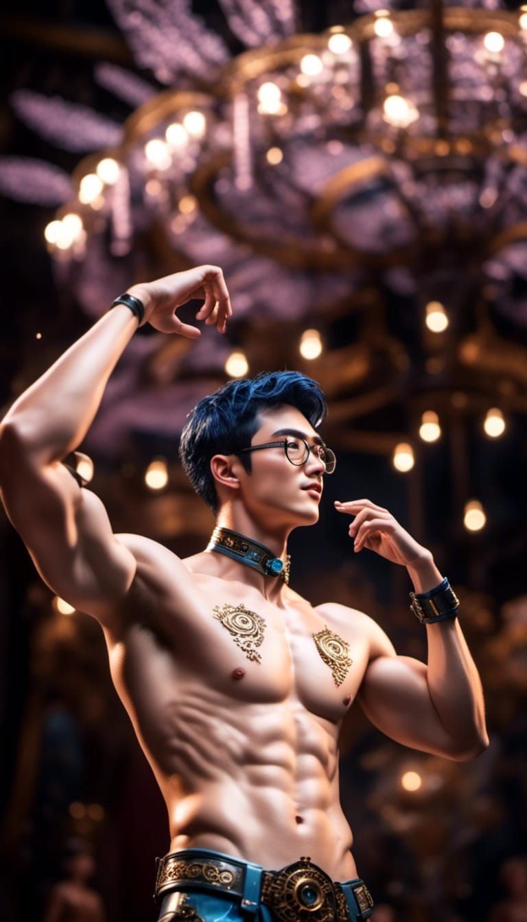 Handsome Hunk's Passionate Ballad Performance