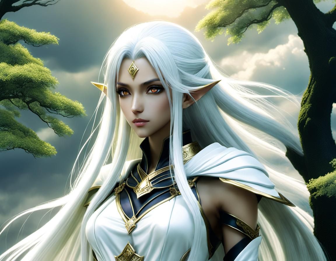 Pirotess from Record of Lodoss War in White