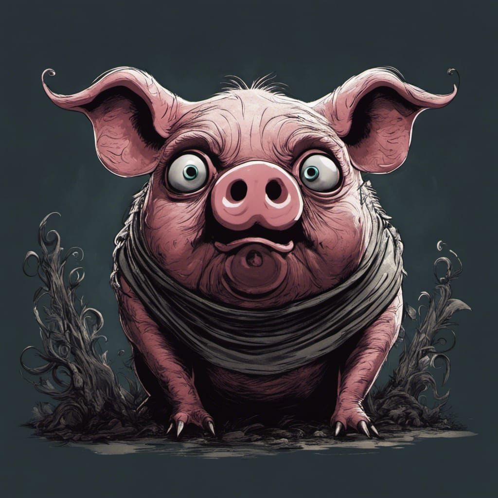 Weird Rebell Pig 🐷