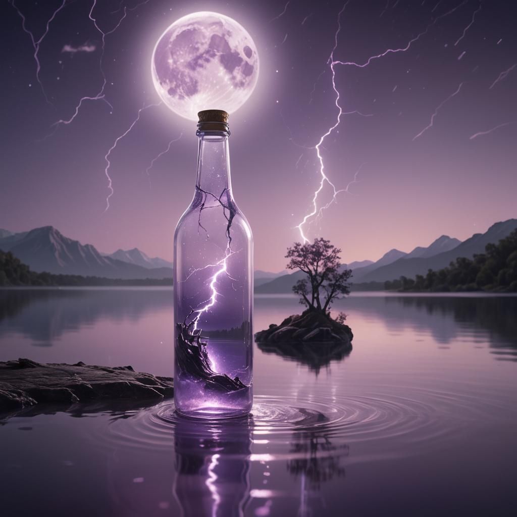 Lightning in a Bottle on Purple Lake