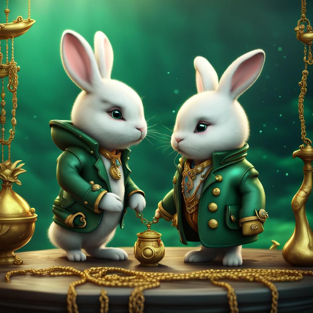 Rabbit and Whale Conversation, Rebecca Dautremer Style