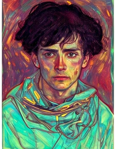 Ethereal Saint in Florescent Colors