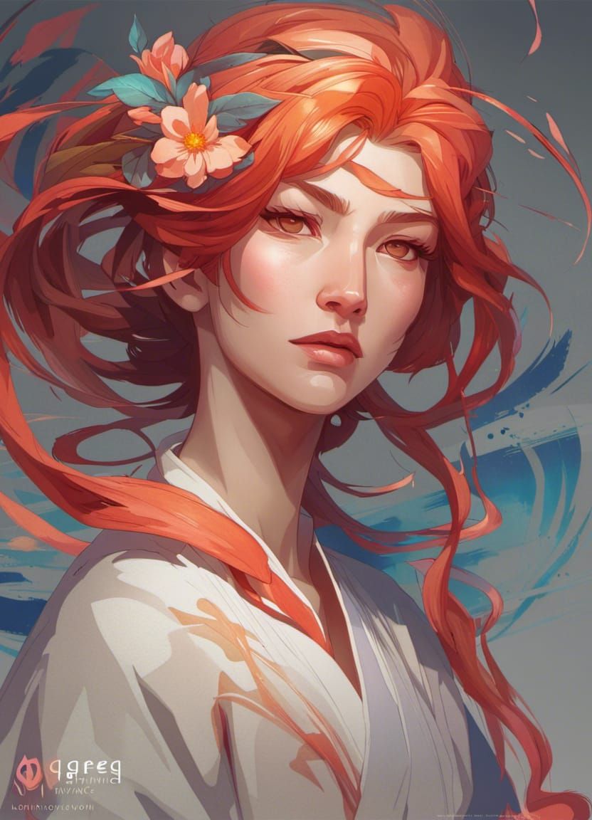 Aikido Personified: A Hyperdetailed Digital Art Portrait