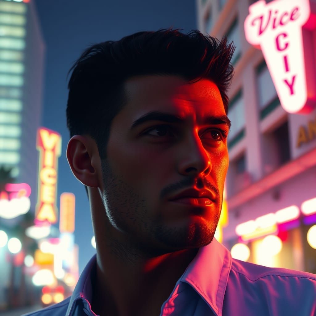 Tommy Vercetti in Vice City: Epic Cinematic Scene