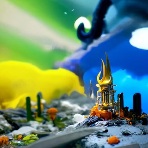 Fantastical Homestuck Matte Painting in Deep Color