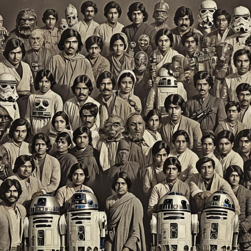 Star Wars Reimagined: 1960s Bollywood Edition