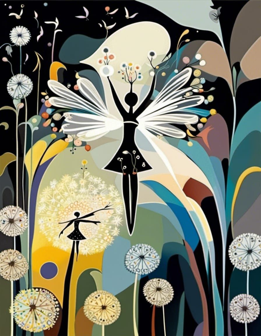 Fairy Dreamscape: Surreal Abstract Art