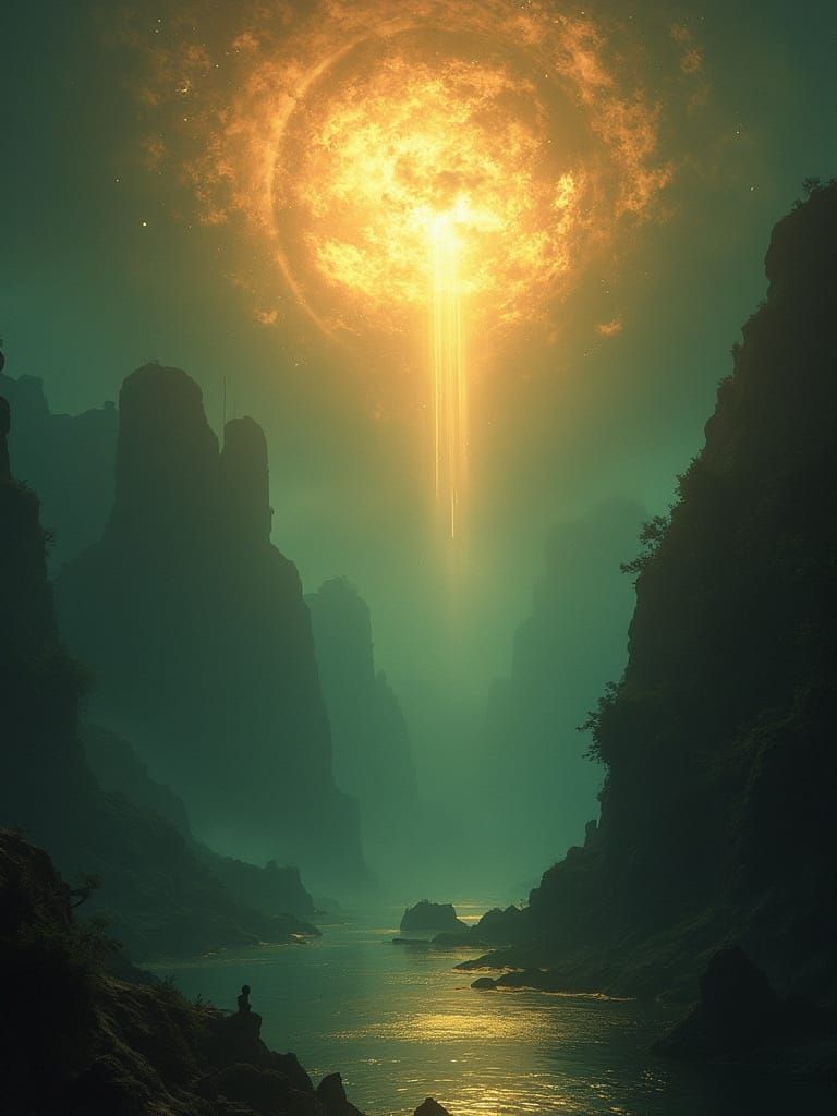 The Reverendmothership Descends Towards Underwater Rebels