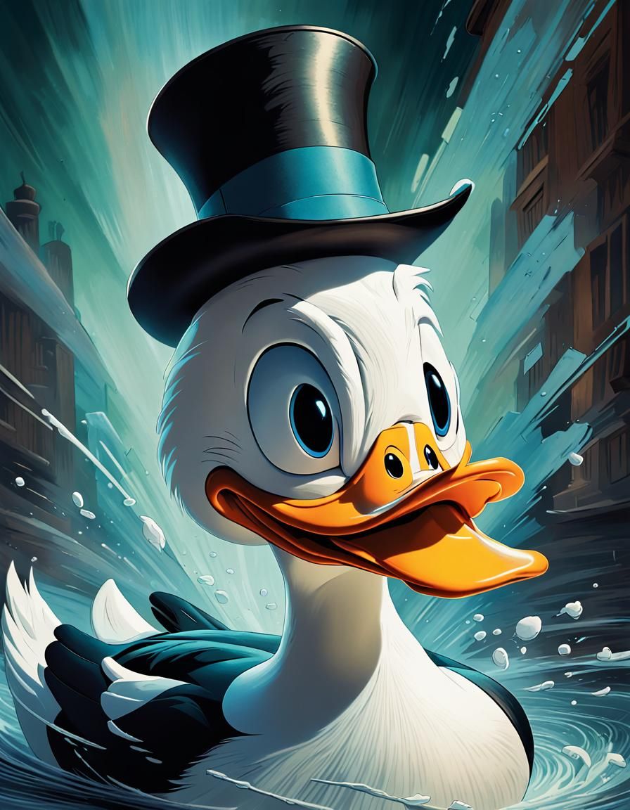 Donald Duck as Fantomiald Movie Poster