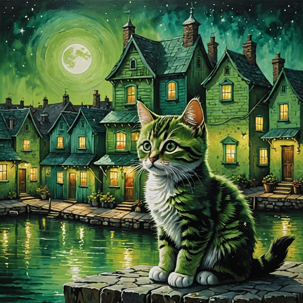 "Thomas The Green Cat"