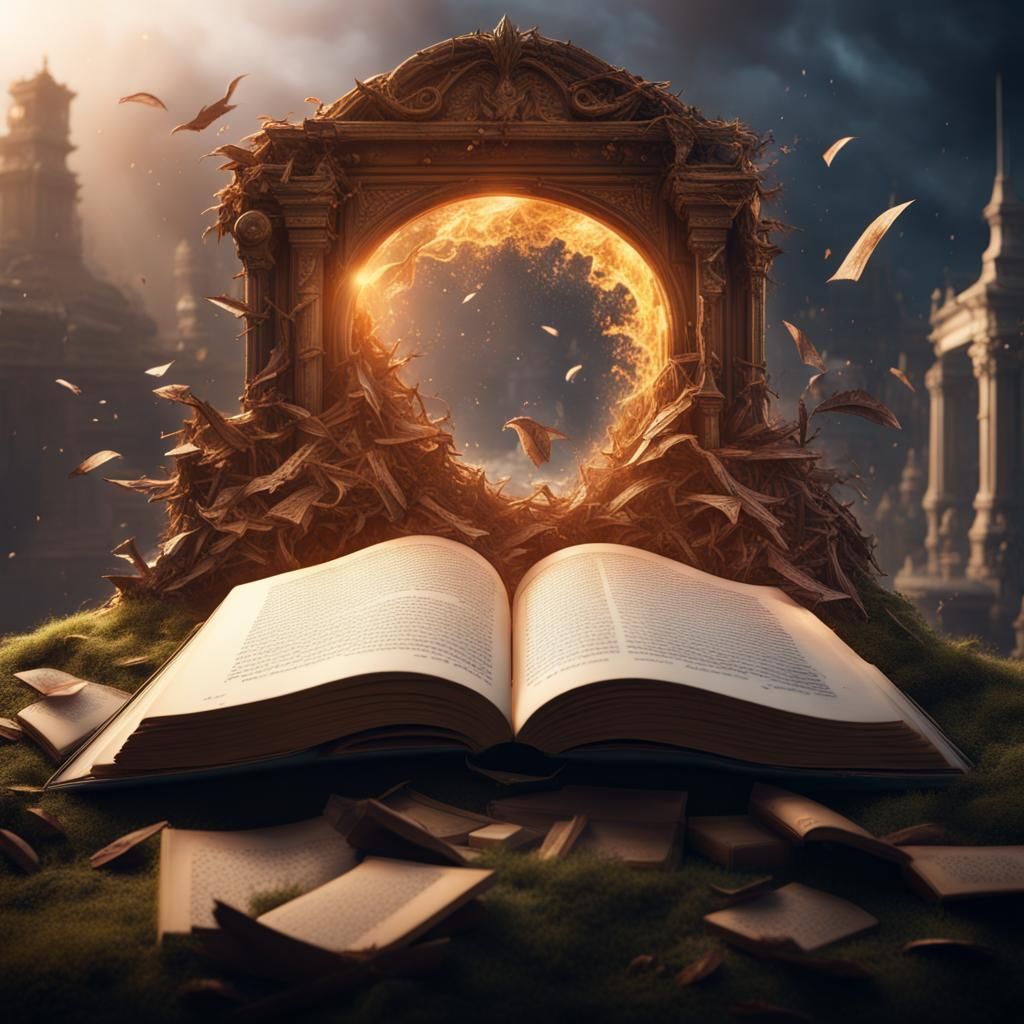 Story Leaping Out of an Open Book