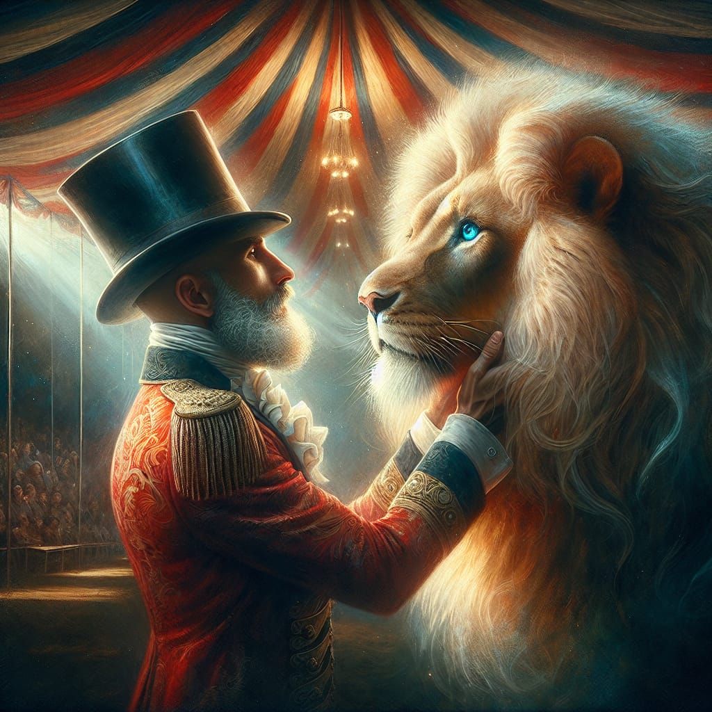 The ringmaster and the lion