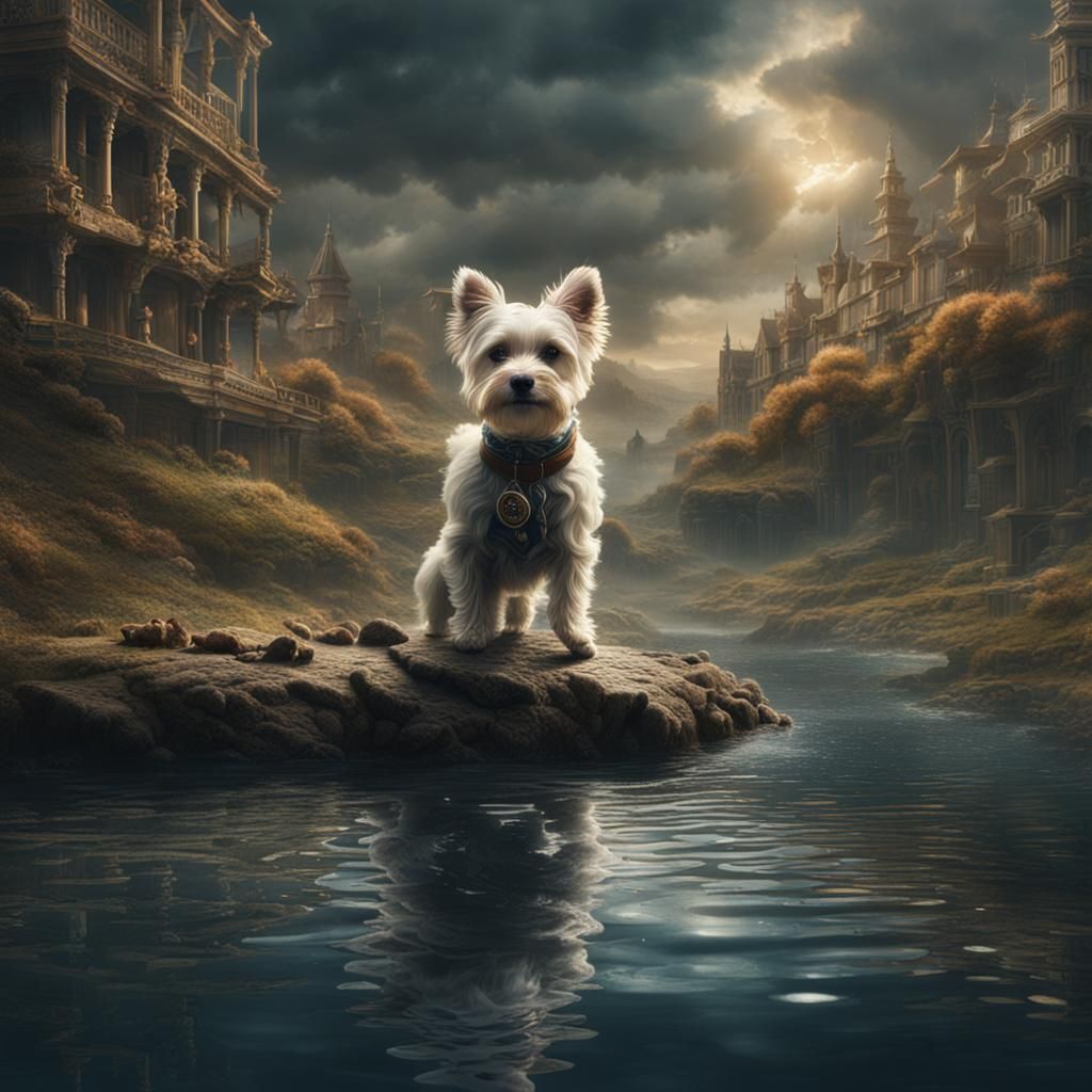 Dog Water: Epic Cinematic Digital Painting