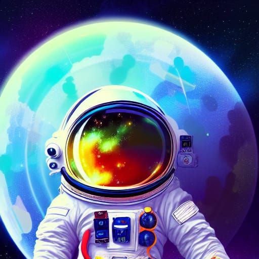 Monkey in a space suit