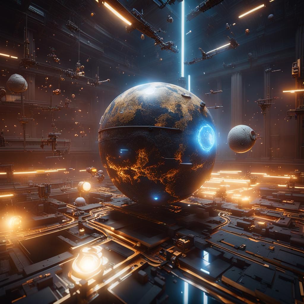 Fundamental Physics Forces in 3D Game Style