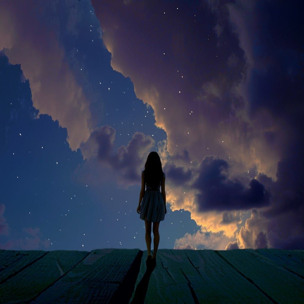 Surreal Twilight World with Dreamlike Hallucinations