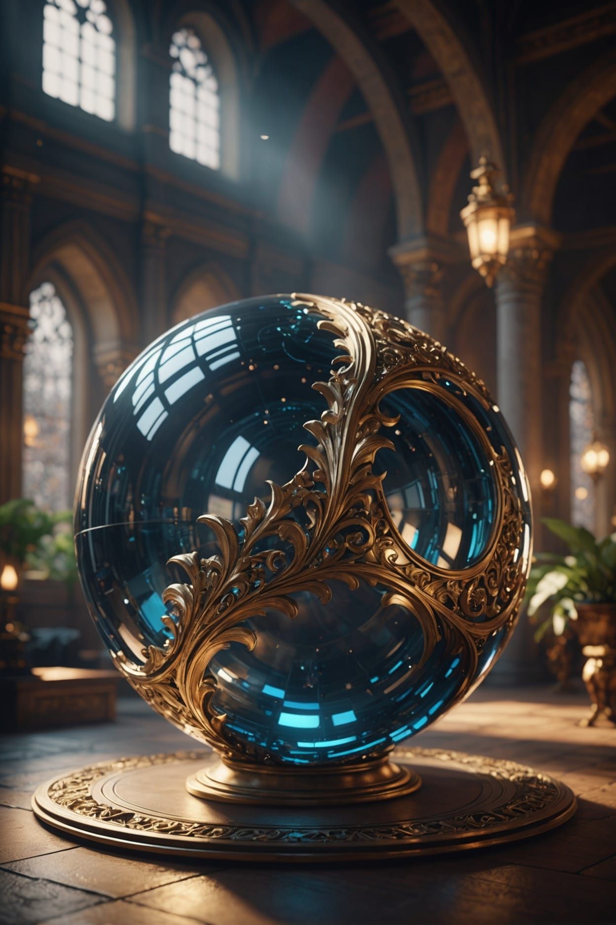 Majestic Mystical Scene in 16k Resolution