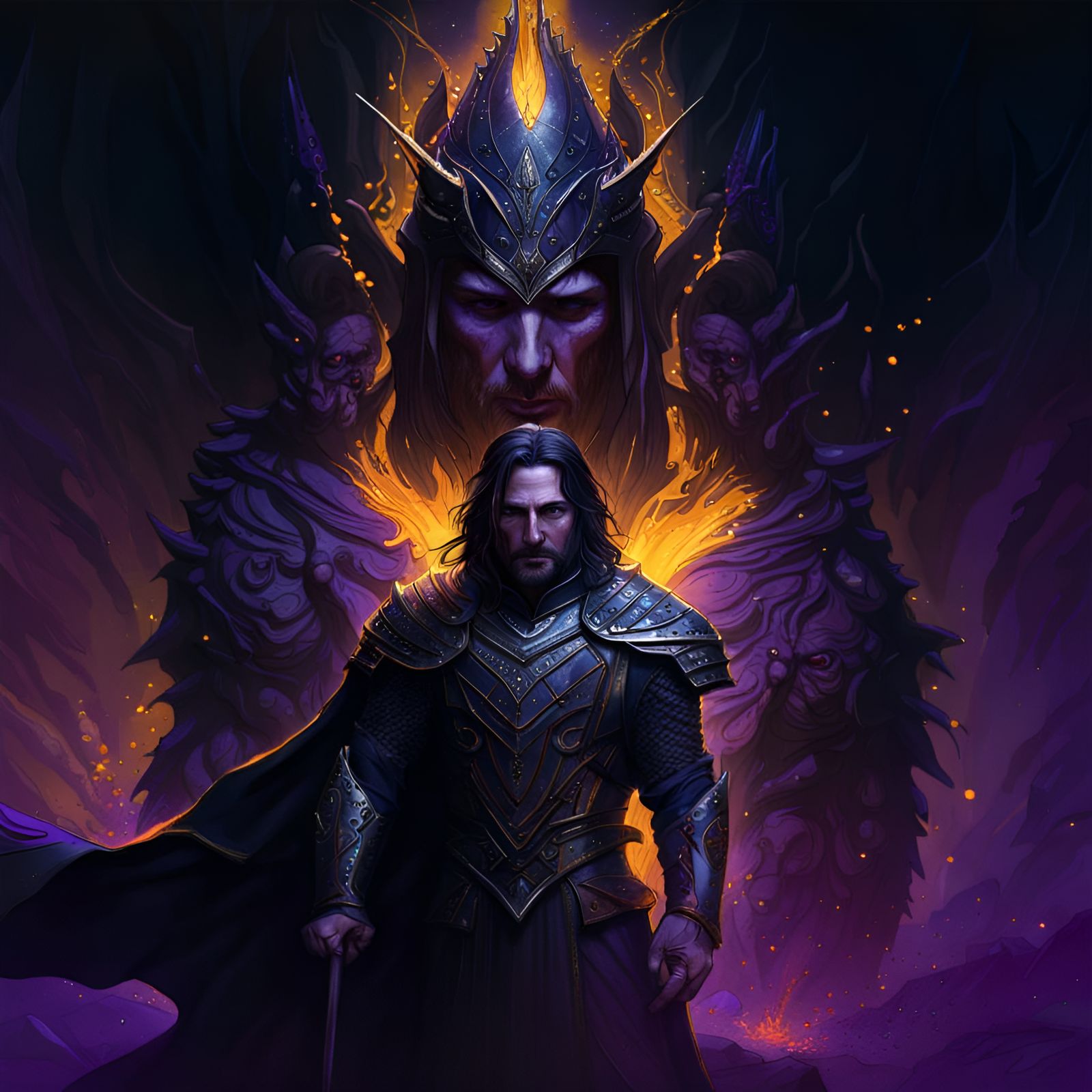 Aragorn's Dream: Meeting Sauron, a Dark Fantasy Masterpiece