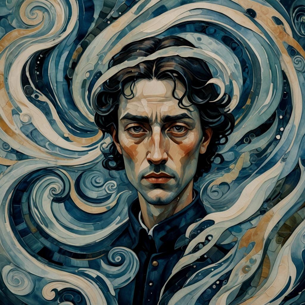 Ethereal Water Nymph Reaches for the Cosmos