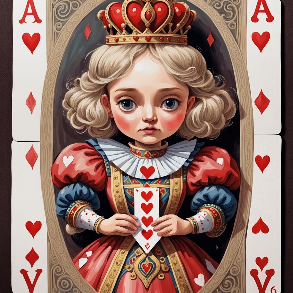 Queen of Hearts' Gouache Conspiracy