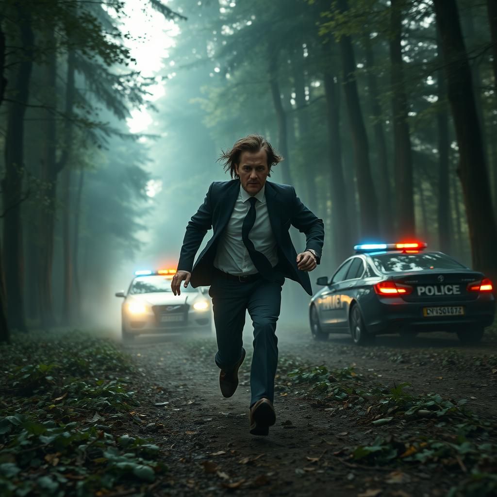 Olaf Scholz Runs Through Forest in Hyperrealistic 4K
