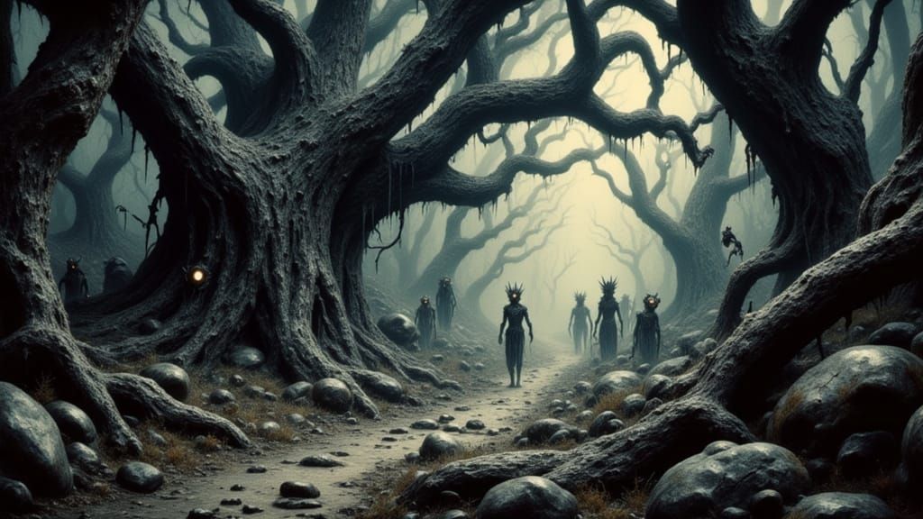 Eerie Cryptids in an Exoplanet Landscape