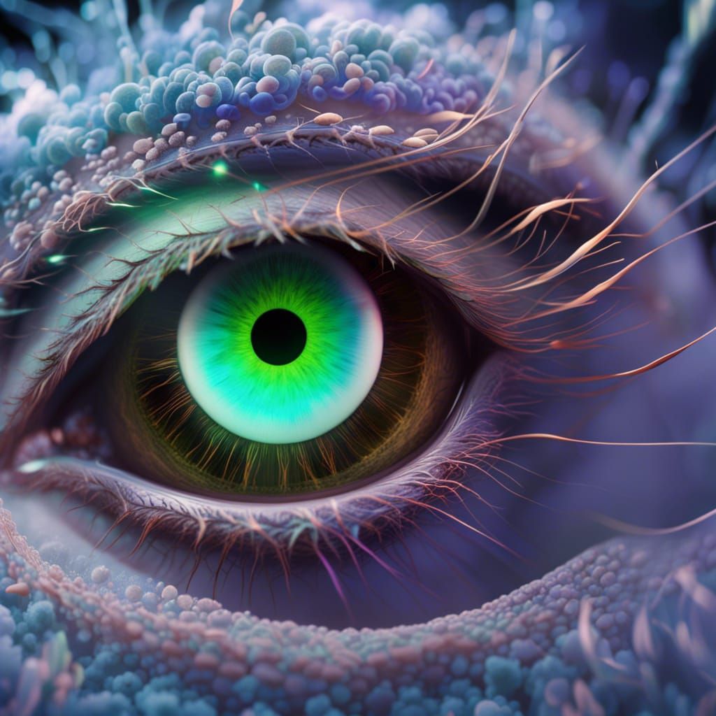 Electric Eyeball: Detailed Matte Painting in 8K