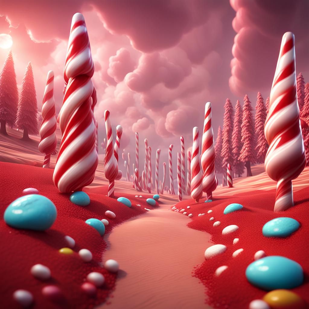 Candy cane land