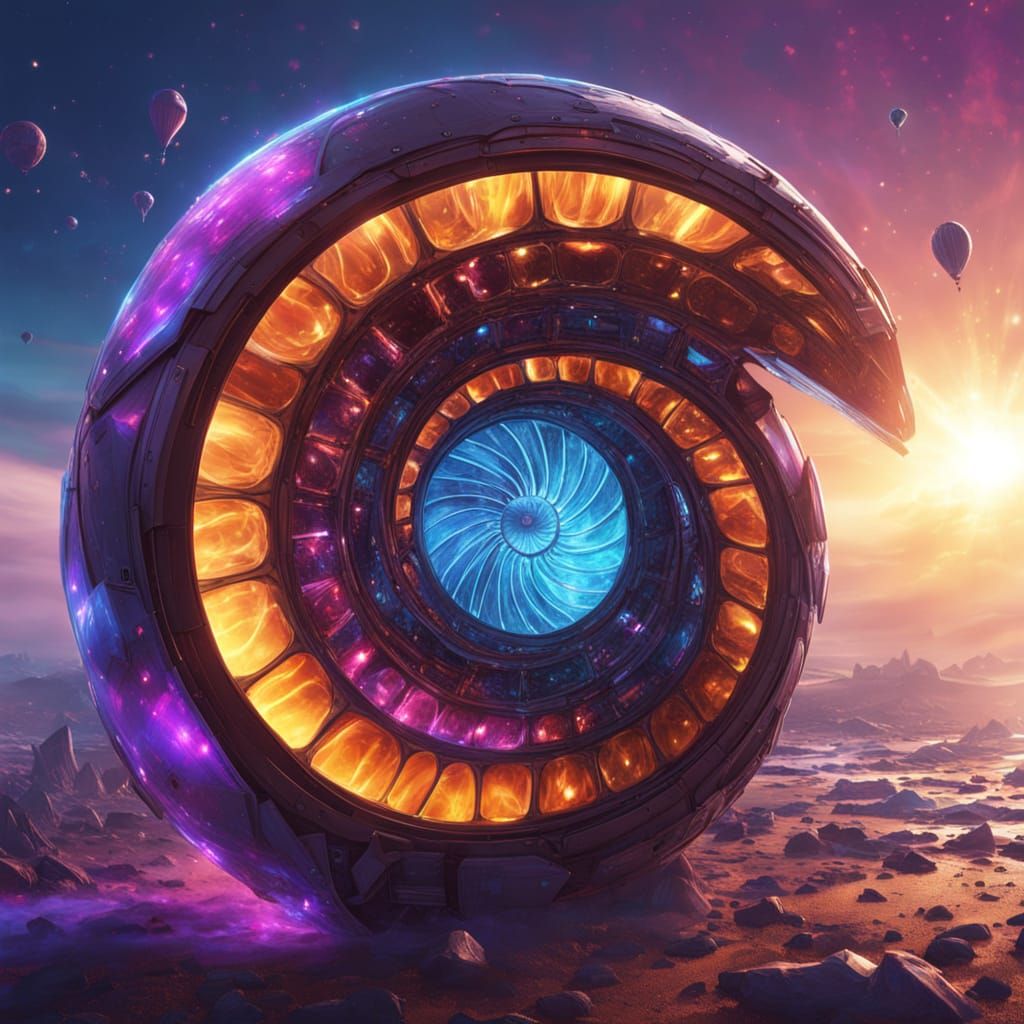 Nautilus Spacecraft Glides Through Cosmic Ocean