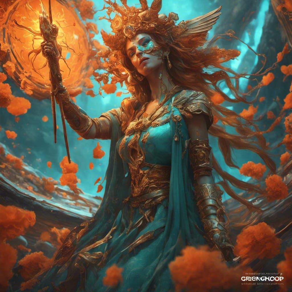 Goddess of Death Concept Art in Unreal Engine 5