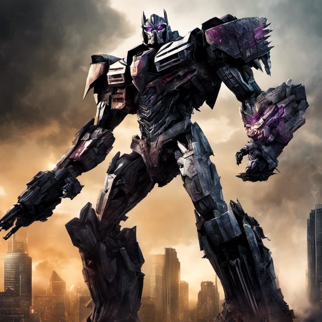 Megatron from Transformers: Epic Cinematic Digital Art