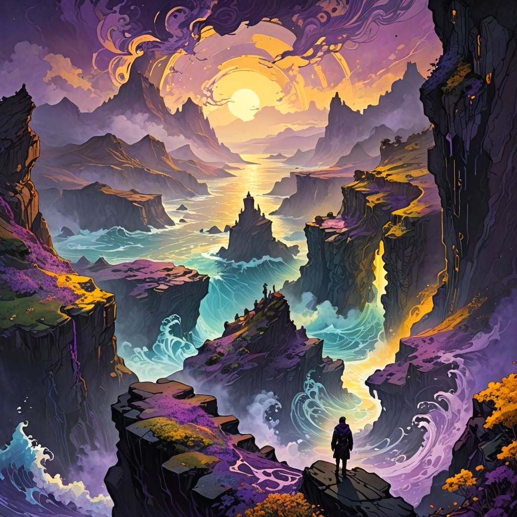 Earth Sink: A Dark Fantasy Concept Art