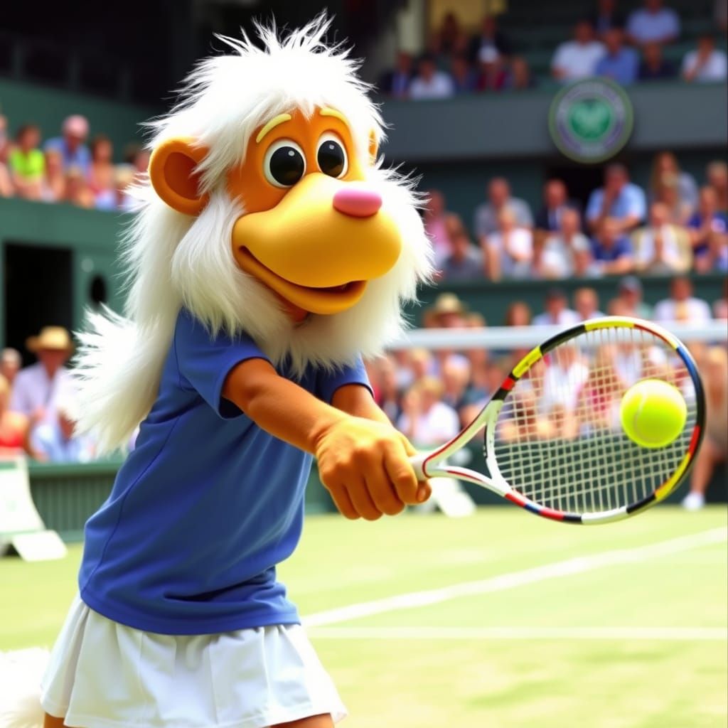 Banana Split instead of Strawberries and cream!