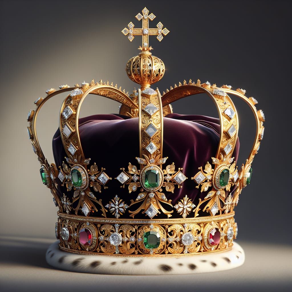 St. Edward's Crown, inspired by the Crown Jewels of the Unit...