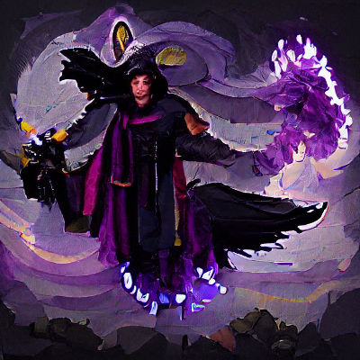Pixel Art of a Heavenly Warlock Character