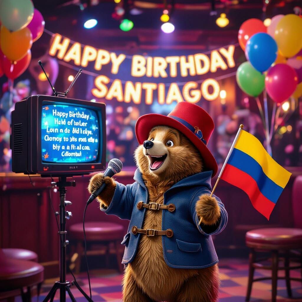 Paddington Bear's Karaoke Night: A Disney-Style Celebration