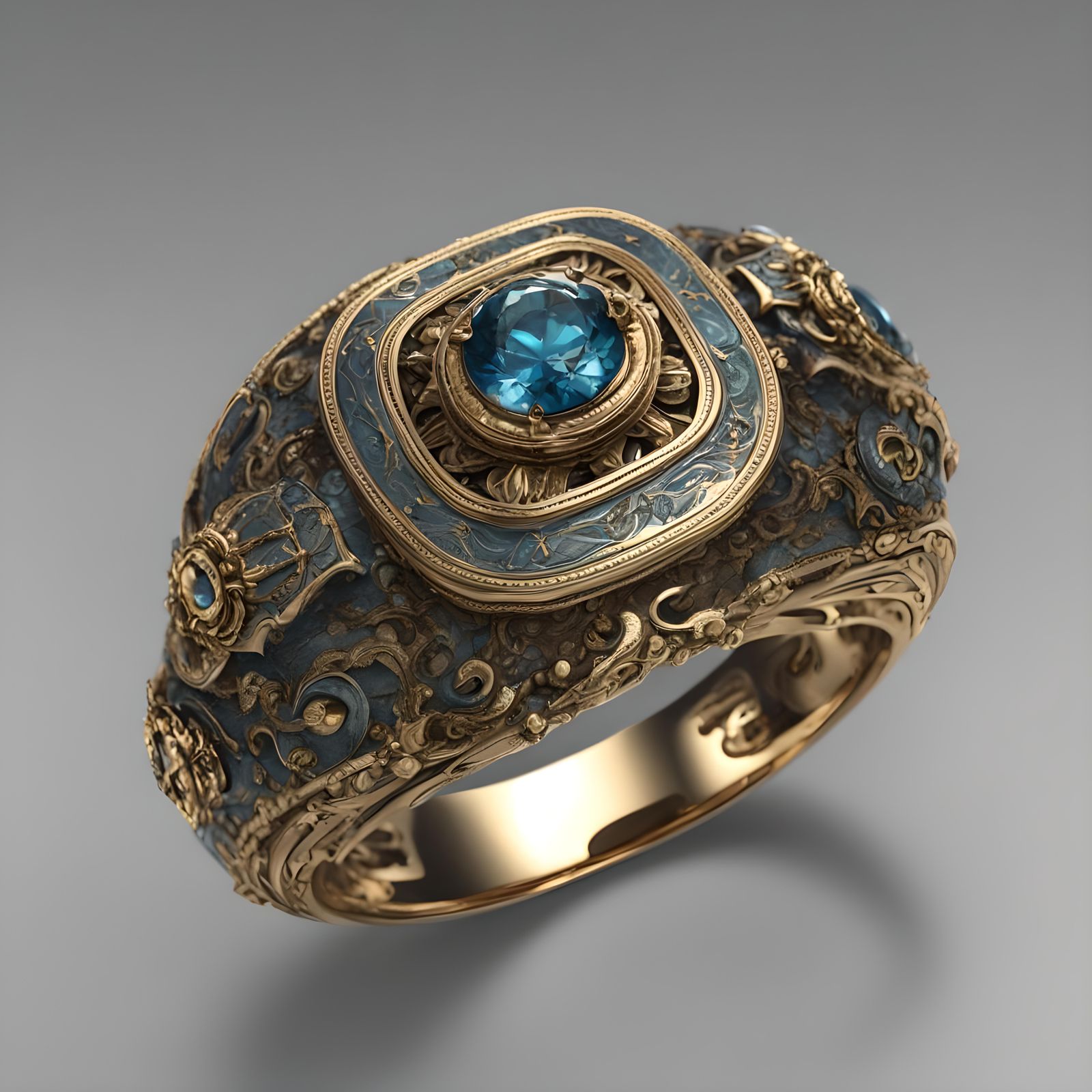 Detailed Object Rendered in 8K Resolution