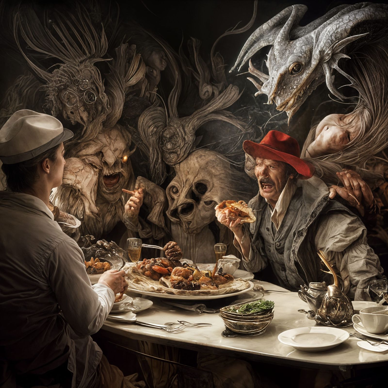 The old Fraud spinning tales of daring that he did not Do...