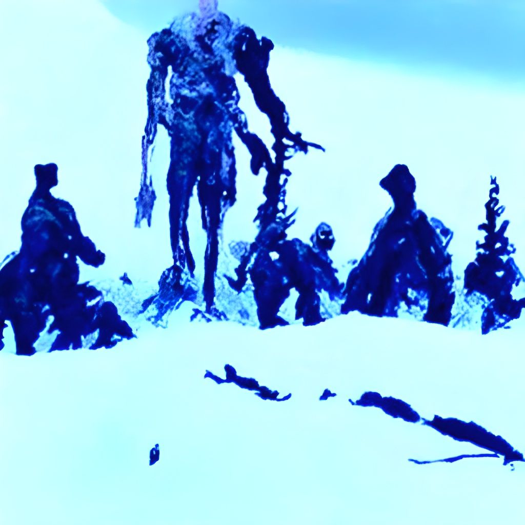 Dyatlov Pass: Sinister Frozen Scene in 8k