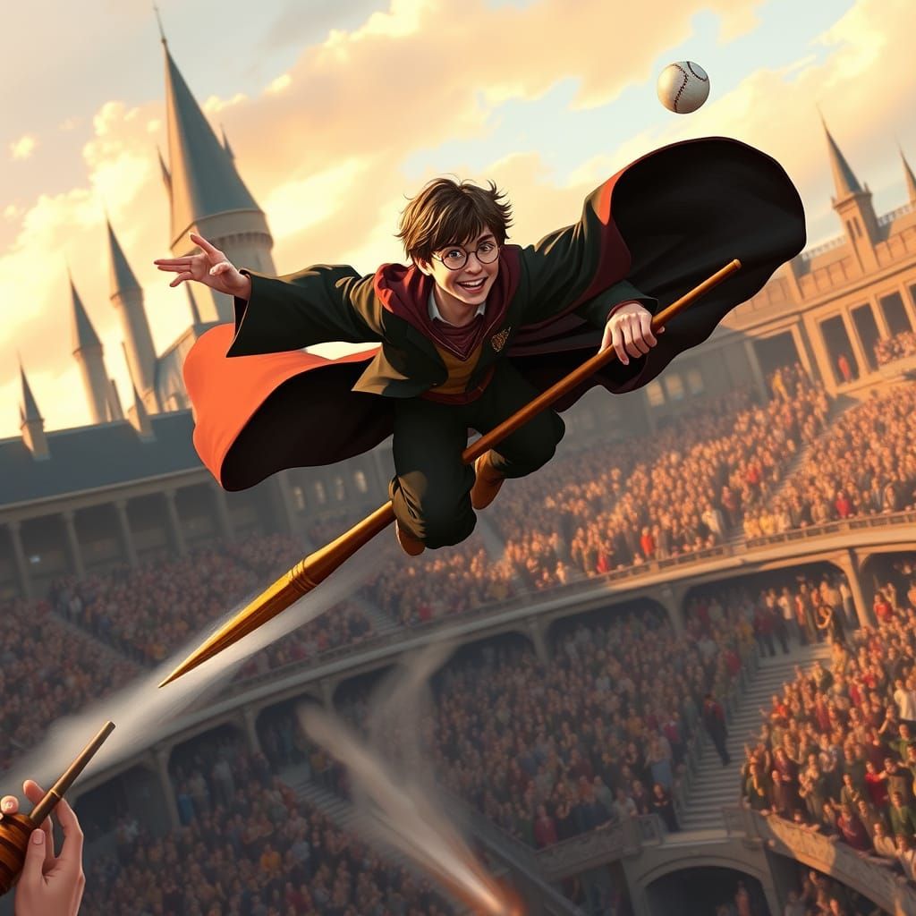 Harry Potter Soars to Victory in Thrilling Quidditch Match