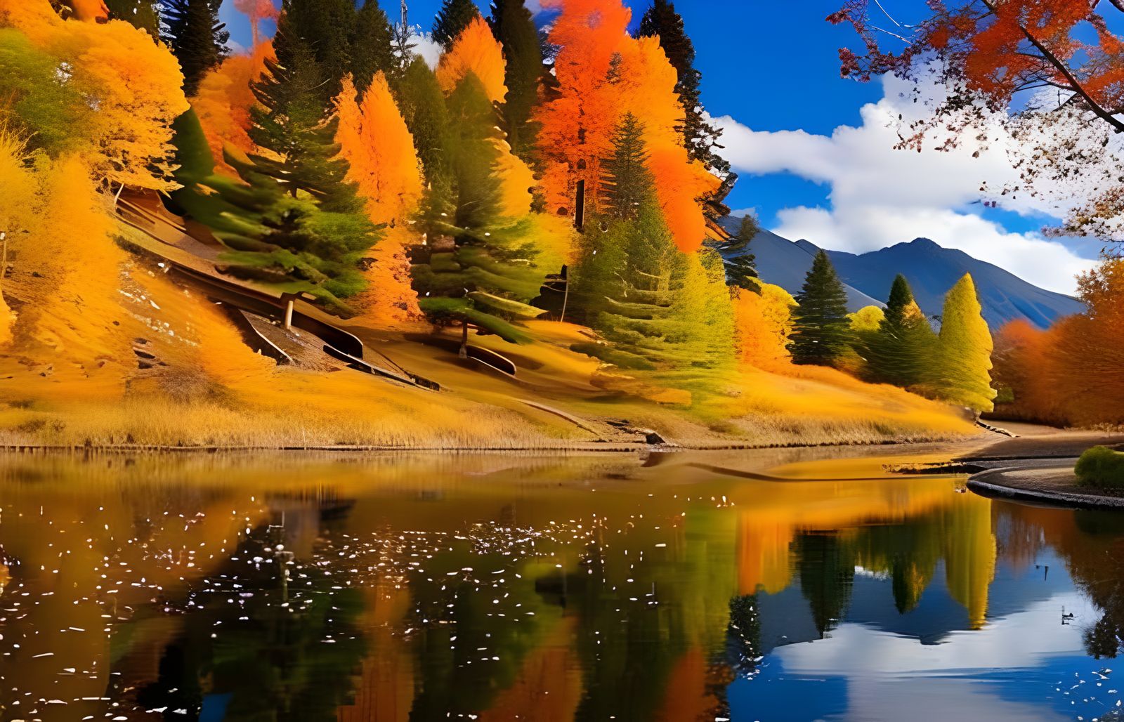 Simple AI Generated Landscape