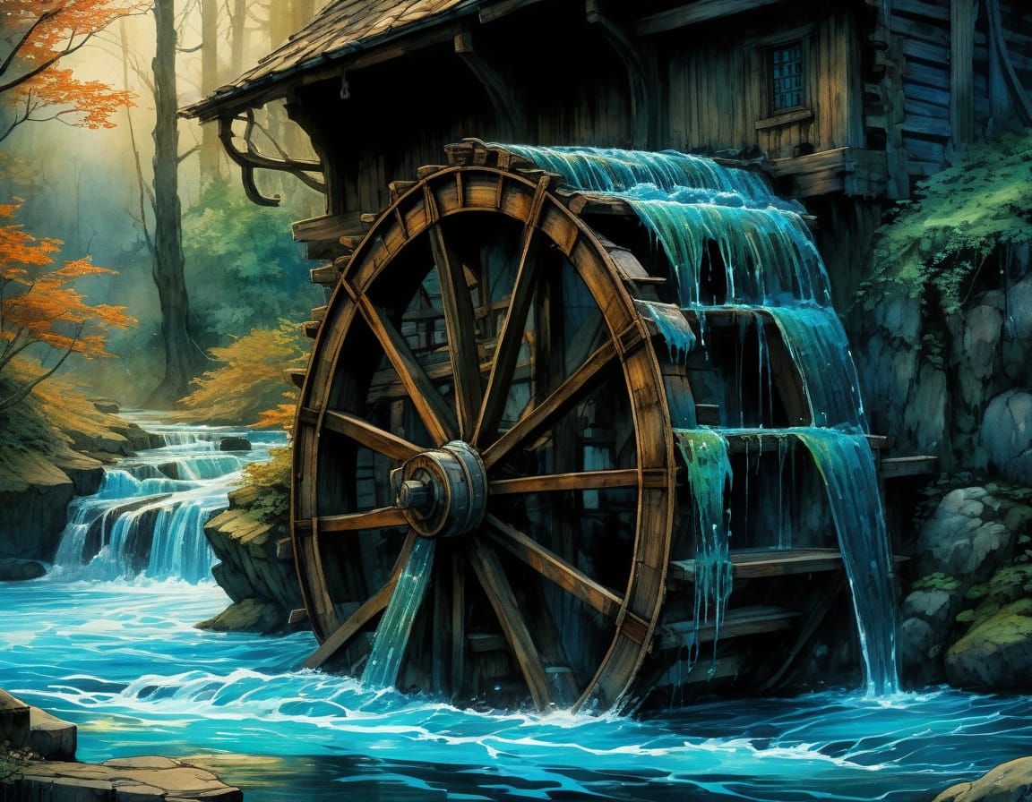 The old waterwheel