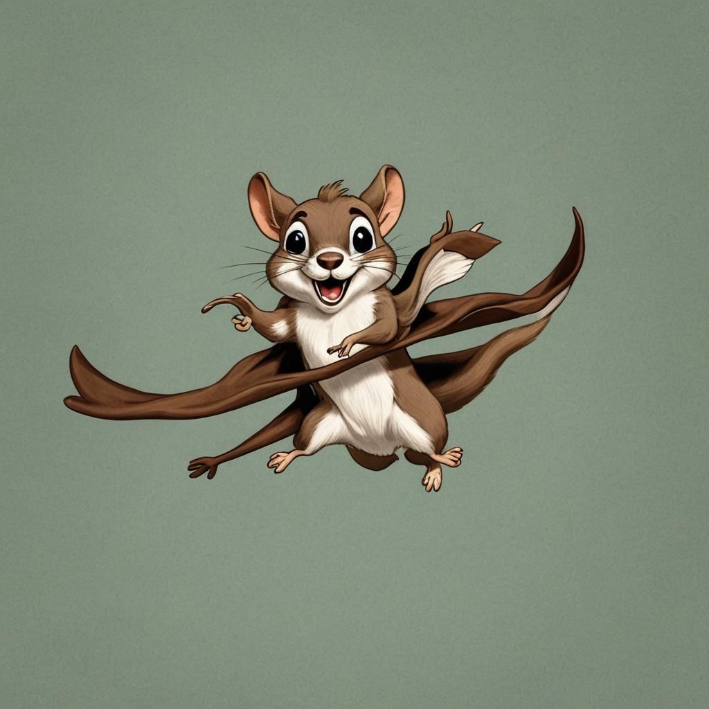 Bullwinkle as Flying Squirrel