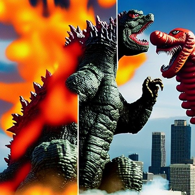 Godzilla Versus Hotdog: An Epic Battle