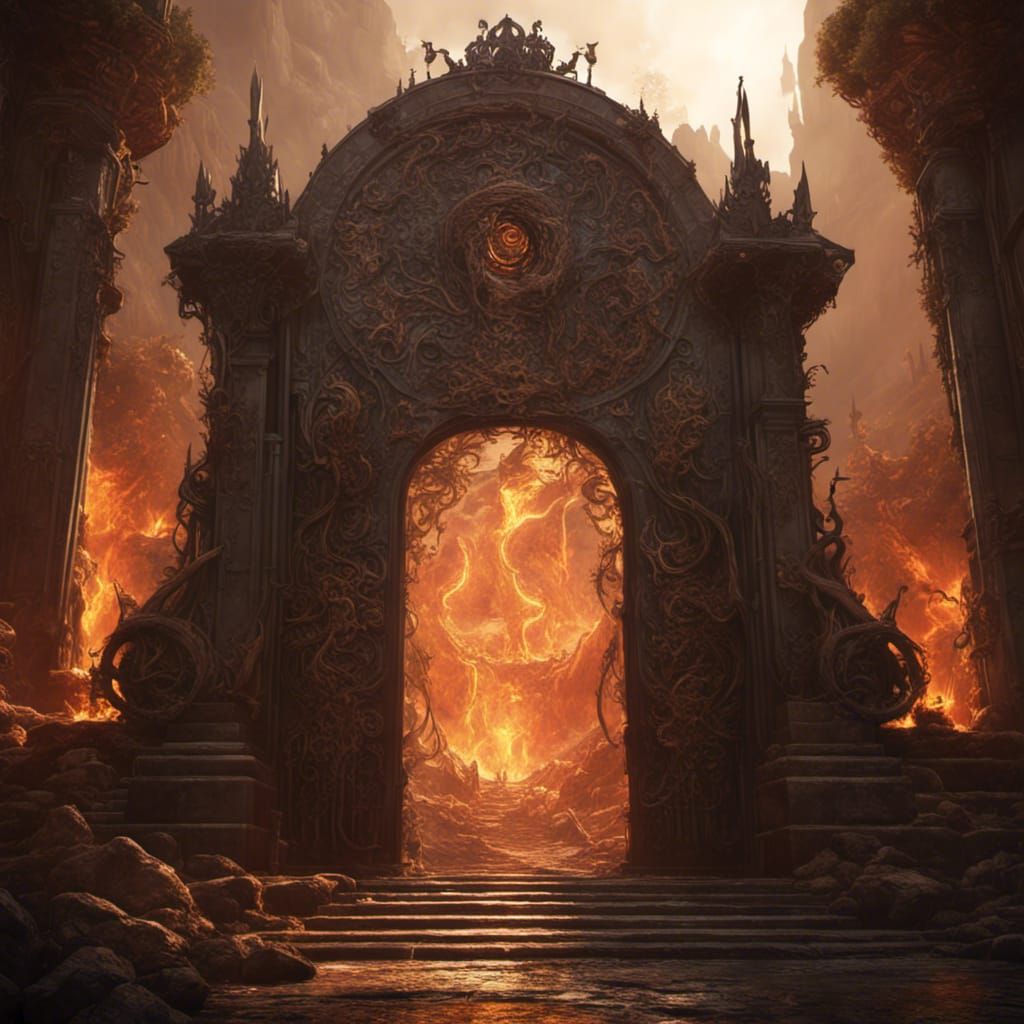 Gates to Hell: Dark Fantasy Concept Art